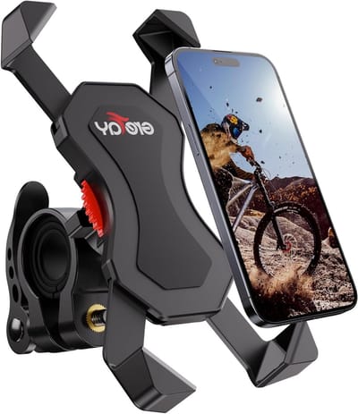 Universele Fiets Smartphone Houder - 360 Graden Rotatie, Geschikt voor 3.5-6.5 Inch Mobiele Telefoons, Ideaal voor Fietsen en Motorrijden