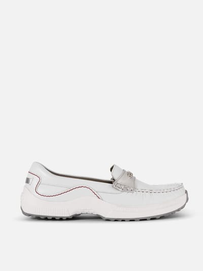 ZOO Adventure - Mia - Dames - Mocassins – Wit - Maat 37