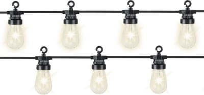 Buiten feestverlichting lichtsnoeren met 20 lampjes/bollampjes 950 cm - tuinverlichting - LED sfeerverlichting
