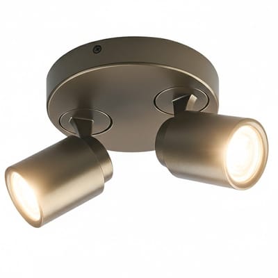 Freelight - Spot Razza 2 lichts Ø 17 cm GU10 brons goud