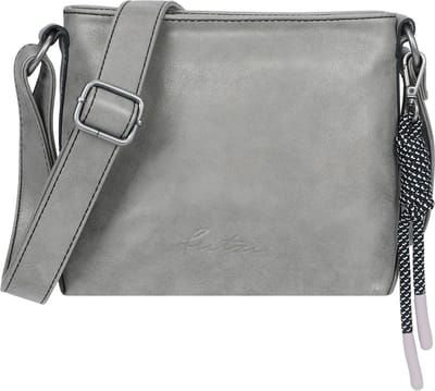 Fritzi aus Preußen schoudertas Bitzi02 Jive Crossbody Bag Metallic Shell Taupe