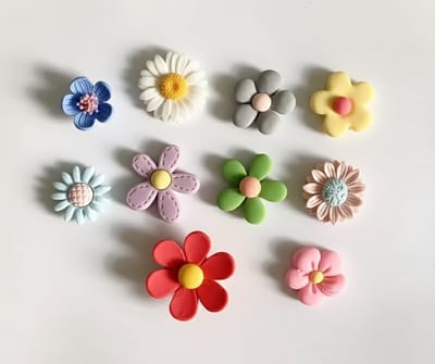 Gekleurde bloemen koelkast magneten set van 10 stuks – decoratieve whiteboard magneten met bloemvormig design voor koelkast, keuken en kantoor