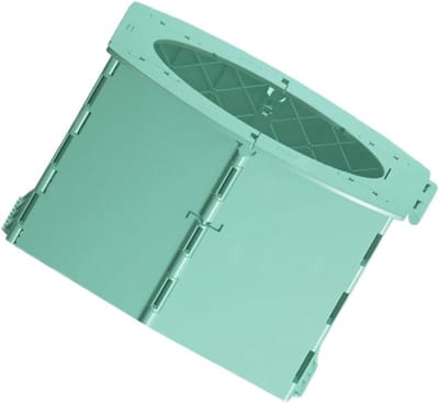 Opvouwbaar Toiletje - Reispotje Kinderpotje - Zindelijkheidstraining - Lichtgewicht en Compact - 22x11cm - Groen