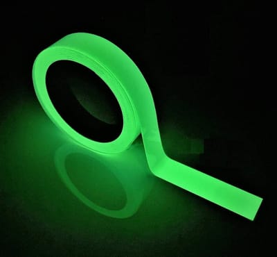 Dailygoods- Waarschuwingsband Fluorescerend - Waterdicht - Verwijderbaar - Duurzaam - 1 cm x 10 m - Geschikt voor Veiligheidsborden - Fluorescerende Tape