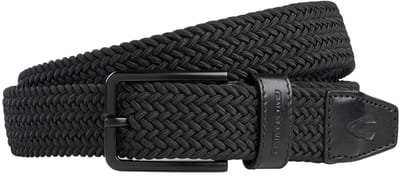camel active Gevlochten riem met stretchfunctie - Maat - Zwartmenswear-L