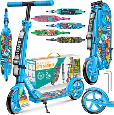 KESSER® Stuntstep - Kinderstep - Step voor Kinderen en Volwassenen tot 100kg en 185cm lang