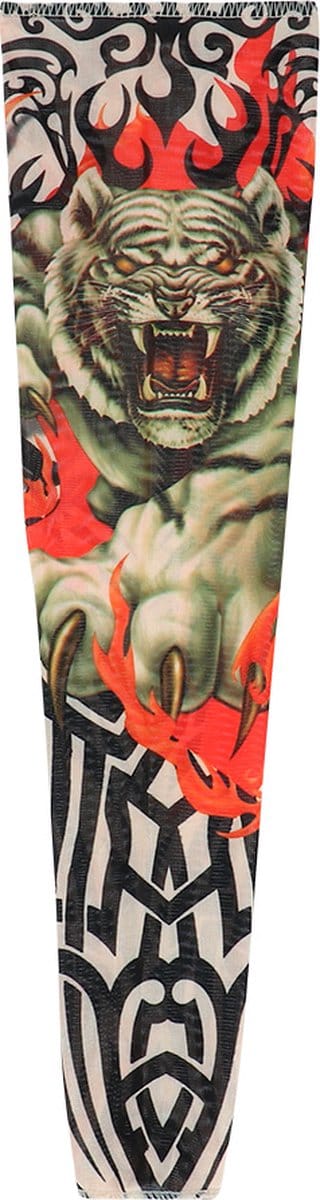 Boland - Tatoeage mouw Tiger - Volwassenen - Unisex - Biker - Punk en Aso