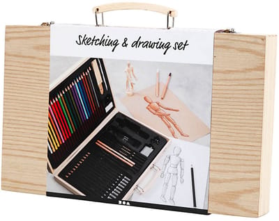 Creativ Company Schets- en tekenset, incl opslagdoos