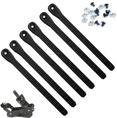 Dailygoods- Snowboardbindingen 6 Stuks - Snelle Bevestiging - Reserveonderdelen - Antislip - Schokbestendig - Stabiliteit en Ondersteuning - Snowboardaccessoires
