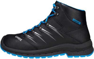 Uvex 2 Trend werklschoen hoog S3 69352 - Zwart/Blauw - 44