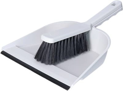 Stoffer en blik grijs van kunststof - Schoonmaak/huishoudartikelen - Schoonmaken - Binnen vegen