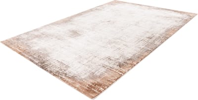 Pierre Cardin Lalee vloerkleed modern trendy hotelsjiek laagpolig karpet vervaagd 80x150 cm Taupe terra