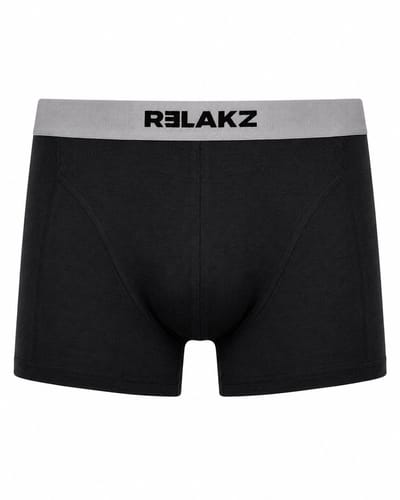 RELAKZ -Heren Boxershorts - Trunks - 2-pack - Lenzing Modal - zwart - maat S
