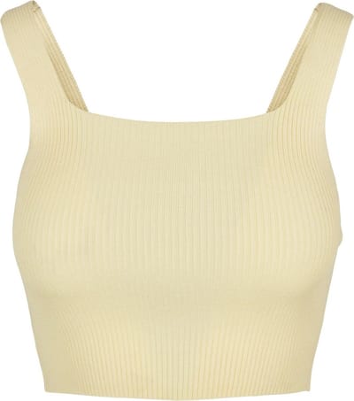 Urban Classics - Knit Crop top - 4XL - Geel