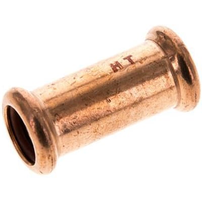 Perskoppeling - 15mm Persmof - Koperlegering Lang