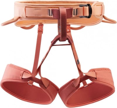 Petzl Corax LT Woman comfortabele klimgordel voor dames Oranje XS