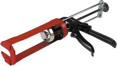 Perspistool Cartridge - Kitpistool Afdichtmiddel - Lijm Aanbrengen - Robuust Pistoolgreep - 480 g - Grijs