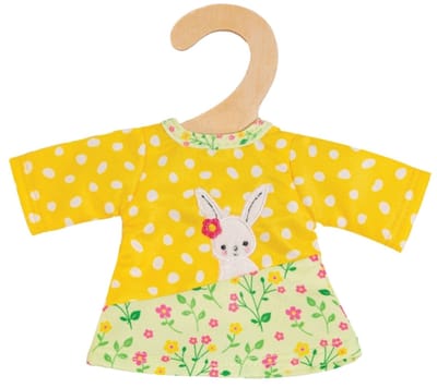 Heless poppenjurk Bunny Lou - tuniekjurk voor babypoppen 20-25 cm.