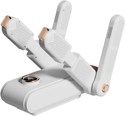 Elektrische Schoendroger - Droger voor schoenen - Voeten drogen - UV en warme lucht - 180 Watt - Wit