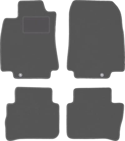 Grafiet automatten voor: Nissan Tiida C11 hatchback, sedan (2004-2012)