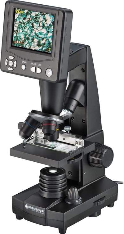 Bresser Optik 5201000 LCD Micro Digitale microscoop 500 x Opvallend licht, Doorvallend licht