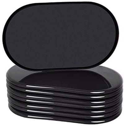 Kunststof meubelglijders voor tapijt, 8 stuks, 23,5 - 3,5 cm, Teflon glijders voor zware meubels