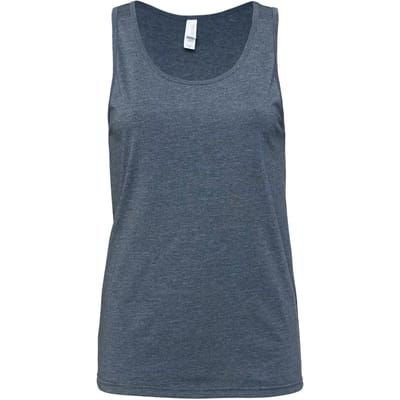 Bella+Canvas Unisex Jersey Tank Top CV3480 - Heather Navy - XS