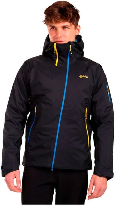 Kilpi Metrix, shell jas, meneer, zwart