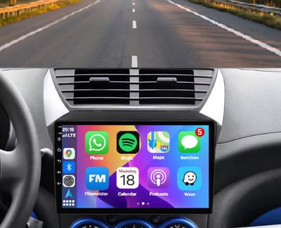 Autoradio 2/32GB met Carplay en Android auto | Geschikt voor Suzuki Alto en Nissan Pixo 2009-2018 | Radio scherm met Navigatie | 2009 2010 2011 2012 2013 2014 2015 2016 2017 2018 | GF FZ