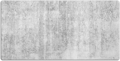 Tulup Bureau Onderlegger - Beton Computer Mat - 90 x 45 cm - Grijs Bureau Pad - Computer Mat - Kantoor Decoraties - Bureau Pad