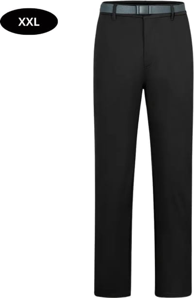 Bovista Golfbroek Heren - Golfkleding - Golfen - Golf Accessoires - Nette Pantalon - Zwart XXL - Maat 54