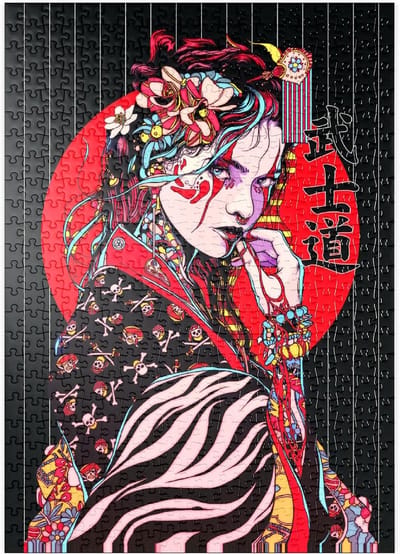 Puzzel 500 Stukjes - Japanse Geisha Vrouw - Mooi Aziatisch Karakter