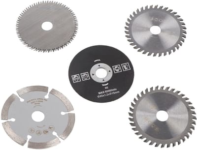 Dailygoods- Accuzaagblad 85mm Binnendiameter 15mm - 5 Stuks - Hardmetalen Zaagbladen - Snijgereedschap - Professionele Installatie Aanbevolen - Uitstekende Prestaties - Zaagblad