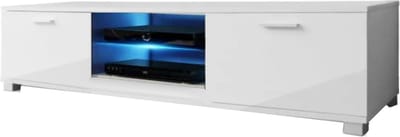 TV meubel kast - dressoir - 140 cm breed - wit