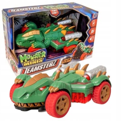Teamsterz Monster Dino Auto met Licht en Geluid