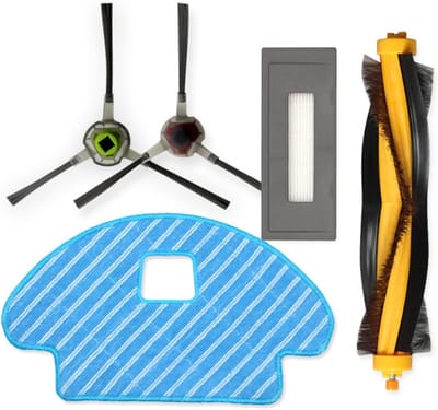 Accessoires Kit Geschikt voor ECOVACS DEEBOT OZMO 930/ECOVACS DEEBOT DG36, Vervangende Onderdelen Borstels Filters en Mop Doeken voor Stofzuiger Robot