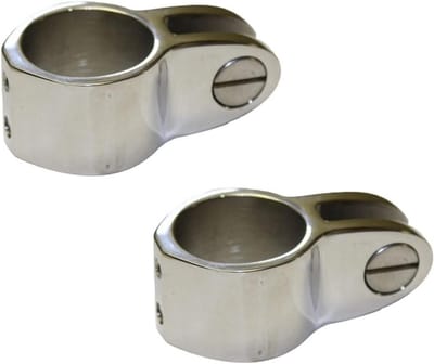 Dek Hardware Marine Hardware Bovenste schuiffittingen 316 roestvrijstalen boothardware 22 mm 25 mm jachtaccessoires(25mm 2stuks)