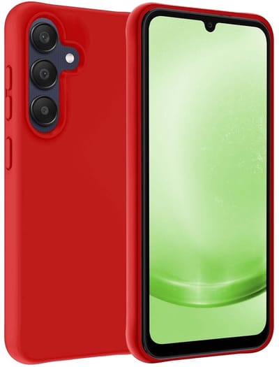 Hoesje Geschikt voor Samsung Galaxy A26 - Sterk & Shockproof - Hoes Cover - Siliconen Case - Rood