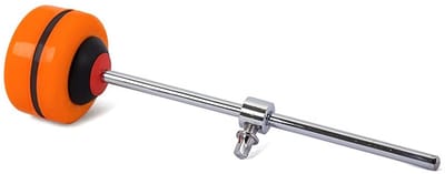 Dailygoody - Bassdrum hamer - Slaghamer met siliconen kop - Perfect voor drummers - Oranje - Drumaccessoire - Duurzaam en veelzijdig - Geschikt voor a...