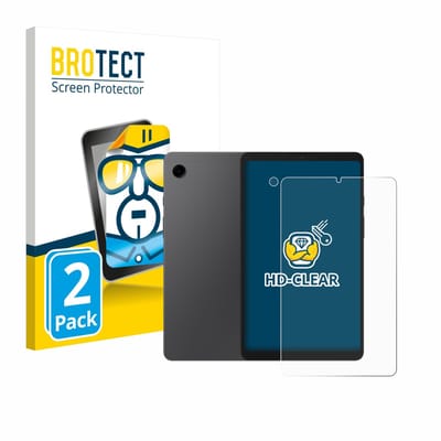 BROTECT - Screenprotector voor Samsung Galaxy Tab A9 (Voor+Camera) - Folie Beschermfolie transparant 2 Stuks