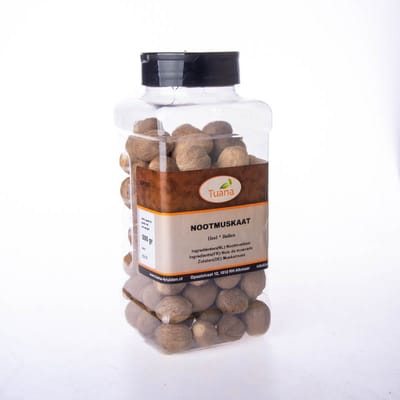 Tuana Kruiden - Nootmuskaat Bollen - Strooibus 500 Gram - Tuanashop - GP-N-0003