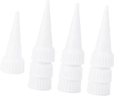 Lijm Spuitmondjes - Vervangende Tips - Fijne Reparaties - Precisie Applicator - 10 Stuks - Wit