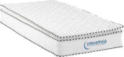 Vente-unique Matras 80 x 190 cm met pocketveren en geïntegreerd dekmatras dikte 24 cm - ALTIER van YSMÉE L 200 cm x H 24 cm x D 80 cm