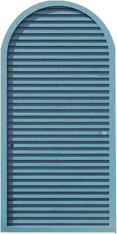 Decoratieve Schutting - Houten Tuinafscheiding - Terras en Tuin - Vrijstaand Ontwerp - 60x150cm - Blauw