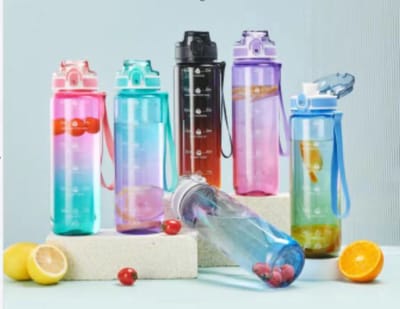 learnlogic bidon met tijden fruitzeef lekvrij BPA vrij 32oz