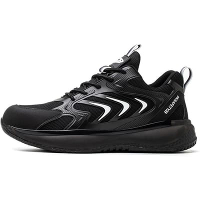 Dames Veiligheidslaarzen Werksneakers Lichtgewicht Ademend Stalen Neus Dames Veiligheidsschoenen Anti-verplettering Puncture-proof Damesschoenen 37 zwart