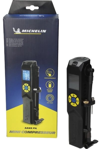Michelin Mini Draagbare Lucht Compressor Voor Motor - Scooter - Fiets - Auto Banden - Origineel