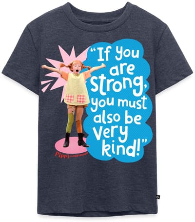 Pippi Langkous Gestrekte Pippi Met Spreuk Premium T Shirt Kinderen