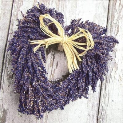 Ambiente - Lunch servetten - Lavender Heart