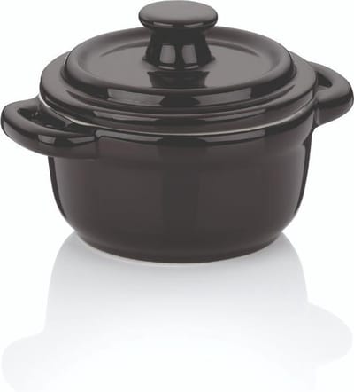 Mini braadpan Keramiek Zwart, 10 cm - Kela | Malin